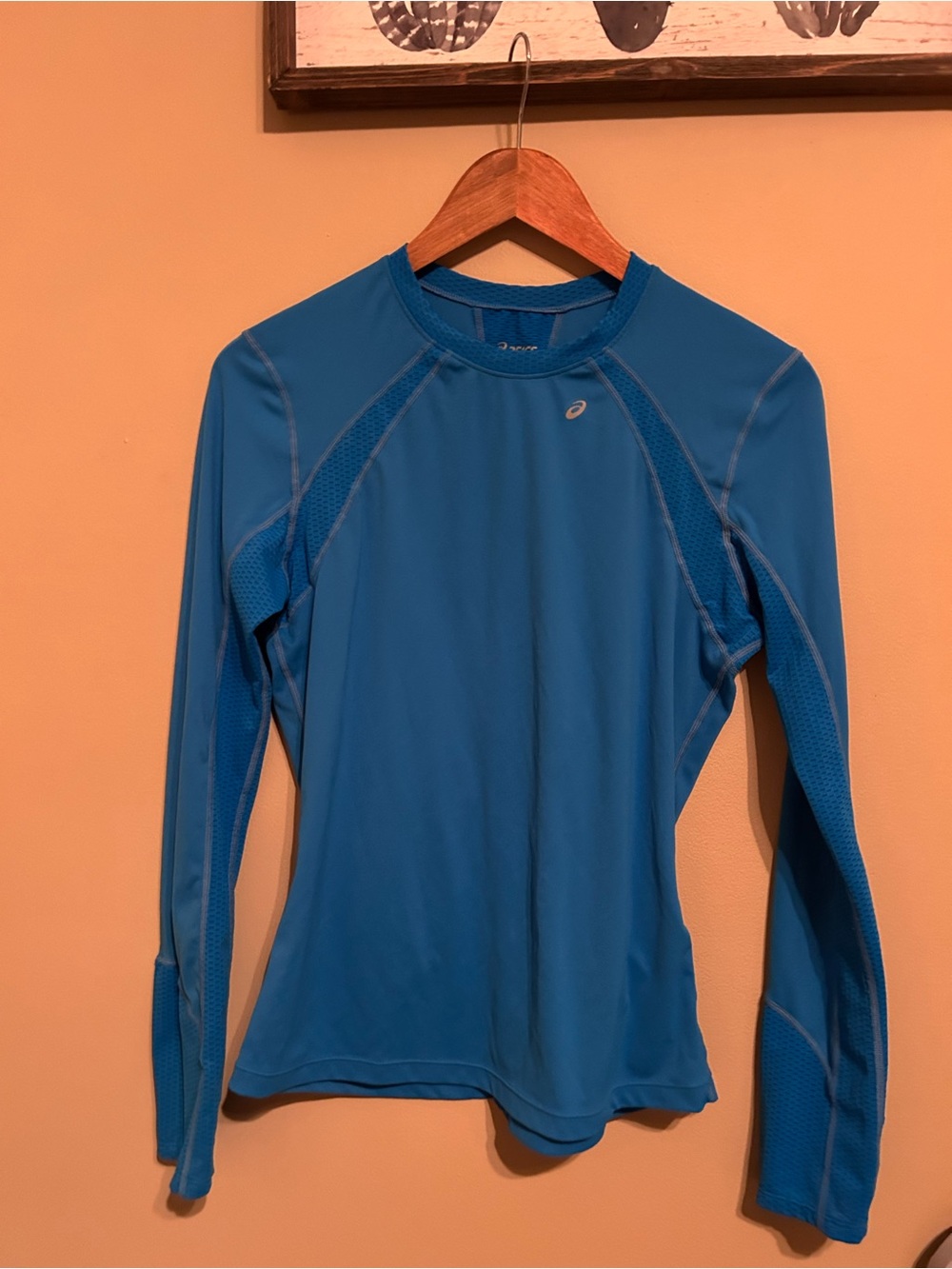 Asics Women's Long Sleeve Workout Top in Blue